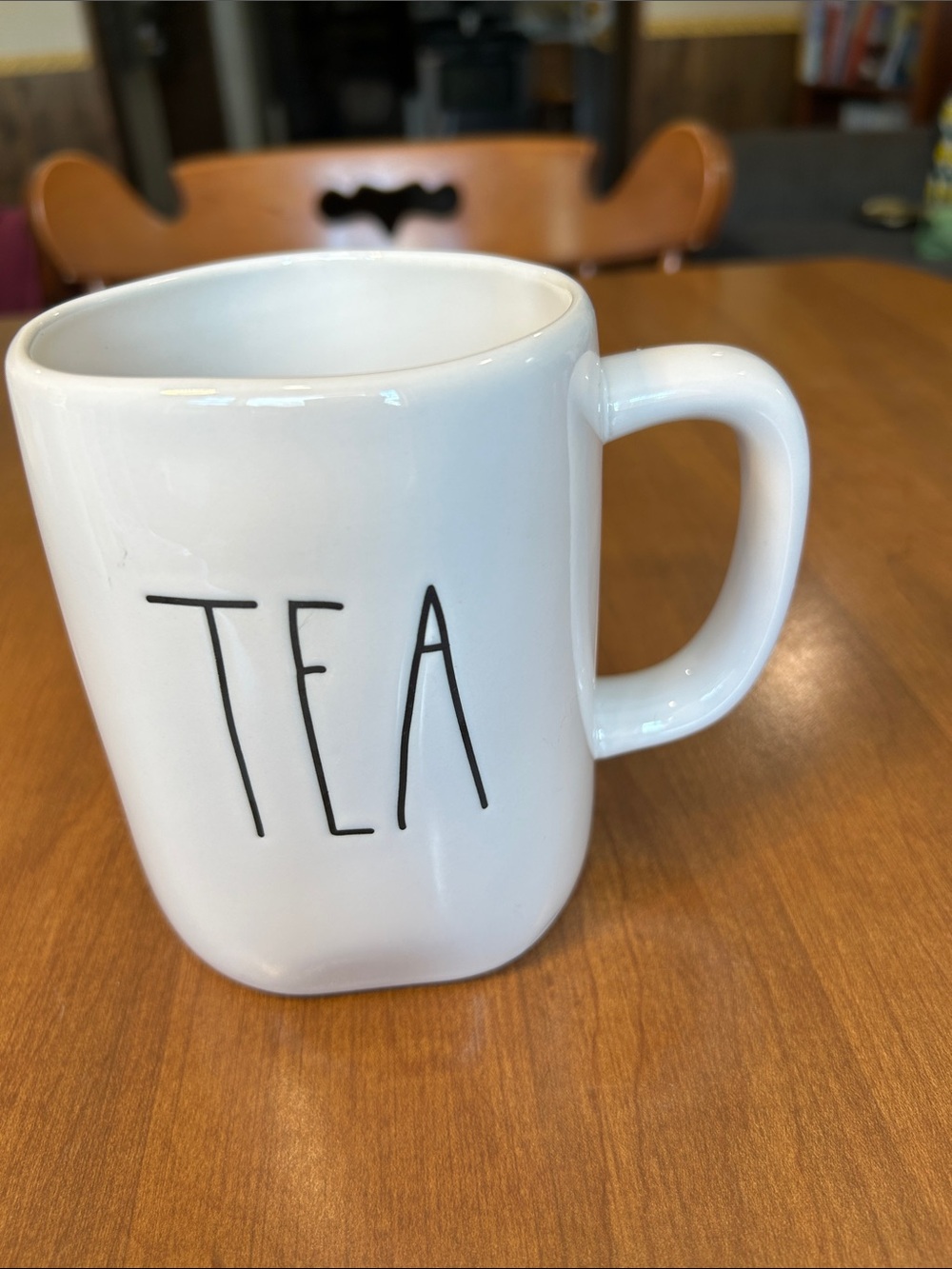 Rae Dunn White 'TEA' Ceramic Mug